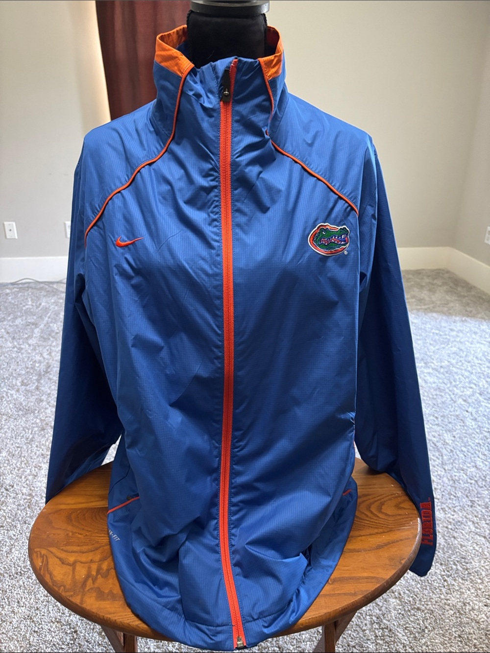 Nike Blue and Orange Florida Gators Lightweight Jacket